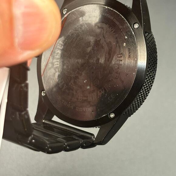 Diesel DZ-1844 Rasp Mens Ion Plated Stainless Steel Blue Dial Quartz Watch NIB - Picture 14 of 17